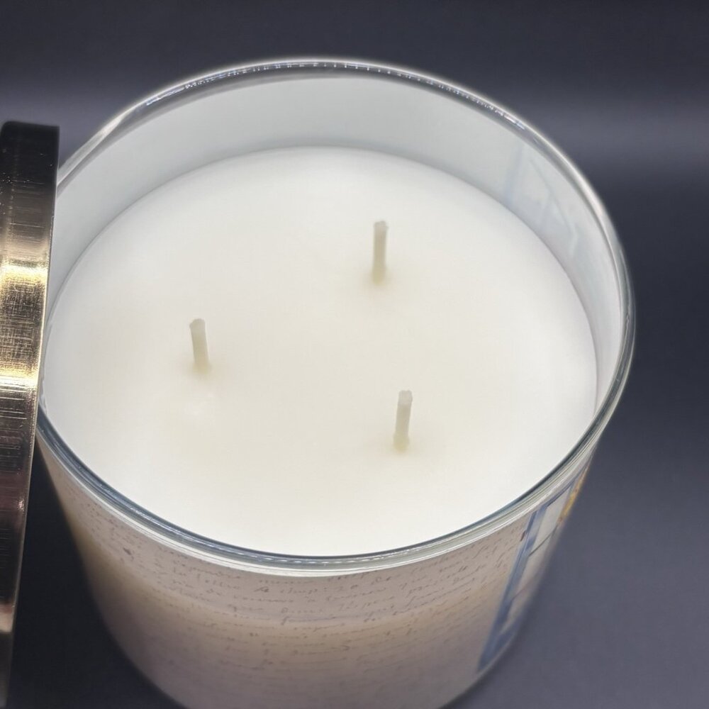 Goose Creek Warm Spring Breeze 3 wick Candle 14.5 oz Jar Water Woods Air Melon - Picture 7 of 14